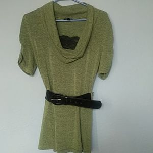 Cowl neck sweater blouse (XL), Byer California
